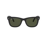Ray-Ban Herren Folding Wayfarer Sonnenbrille, Schwarz (Schwarz/ Klassisch Grün), 50 mm EU