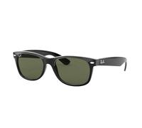 Ray-Ban Herren Sonnenbrille New Wayfarer RB2132 – Schwarz 58mm (901) Rechteck – L EU