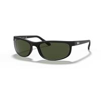 Ray-Ban Herren Rb 2027 Sonnenbrille, Schwarz (Gestell: Schwarz, Gläser: Grün Klassisch W1847), X-Large (Herstellergröße: 62) EU