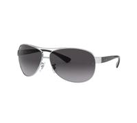 Ray-Ban Herren Rb 3386 Sonnenbrille, Silber (Gestell: Silber Glas: Grau Verlauf 003/8g), X-Large (Herstellergröße: 67) EU