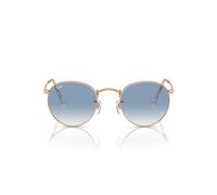 RAY-BAN Herren-Sonnenbrille, Farbverlauf, blaue Gläser, rund, 0RB344792023F50, Roségold, 50 mm