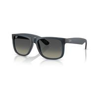Ray - Ban Herren RB4165 JUSTIN 681311 Gläser SONNENBRILLEN Nylon Blau Grau Quadratisch Normal Schattiert