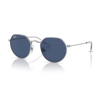 Ray Ban - Jack Kids Polished Silver Dark Blue - Sonnenbrille Bleu Sans