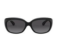 Ray-Ban JACKIE OHH 0RB4101 601/T3 polarisiert Kunststoff Panto Schwarz/Schwarz Sonnenbrille, Sunglasses
