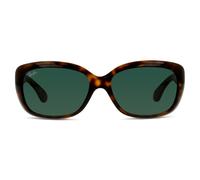 Ray-Ban JACKIE OHH 0RB4101 710 Kunststoff Rechteckig Havana/Havana Sonnenbrille, Sunglasses Havana/Havana Groß