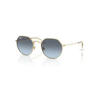 Ray-Ban Jungen Rj9565s Jack Runde Sonnenbrille, Gold/Blau Farbverlauf Grau, 47 mm