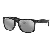 Ray-Ban JUSTIN 0RB4165 622/6G Kunststoff Rechteckig Schwarz/Schwarz Sonnenbrille, Sunglasses Schwarz/Schwarz Mittel