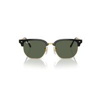 Ray-Ban JUNIOR NEW CLUBMASTER 0RJ9116S 100/71 Kunststoff Irregular Schwarz/Goldfarben Sonnenbrille, Sunglasses