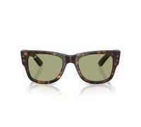 Ray-Ban MEGA WAYFARER 0RB0840S 902/4E Kunststoff Panto Havana/Havana Sonnenbrille, Sunglasses