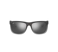 Ray-Ban JUSTIN 0RB4165 852/88 Kunststoff Rechteckig Grau/Grau Sonnenbrille, Sunglasses Grau/Grau Klein