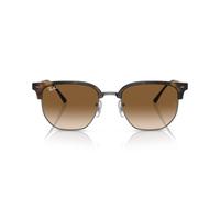 Ray-Ban NEW CLUBMASTER 0RB4416 710/51 Kunststoff Irregular Havana/Grau Sonnenbrille, Sunglasses Havana/Grau Mittel