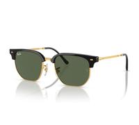 Ray-Ban JUNIOR NEW CLUBMASTER 0RJ9116S 100/71 Kunststoff Irregular Schwarz/Goldfarben Sonnenbrille, Sunglasses