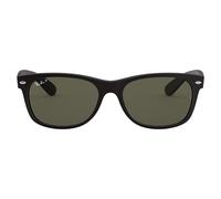 Ray-Ban New Wayfarer 0RB2132 622/58 polarisiert Kunststoff Eckig Schwarz/Schwarz Sonnenbrille, Sunglasses
