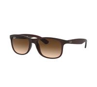 Ray-Ban Occhiali da Sole Uomo Rb4202 Andy 607313 Marrone Squadrati Lenti Sfumate duplicat