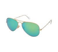 Ray Ban Unisex Sonnenbrille Aviator, Gr. Large (Herstellergröße: 55), Gold (gold 112/19)