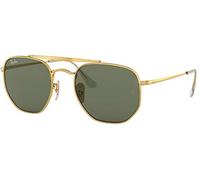 Ray-Ban Rayban Unisex-Erwachsene 0RB3648 001 54 Sonnenbrille, Gold (Gold/Green)