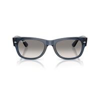 Ray-Ban RB 0832S 684532 52 Mega Wayfarer Unisex Square Clear Blue Bone Sonnenbrille