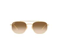 Ray-Ban RB 3707 Gold/Light Brown Shaded 54/20/140 Unisex Sonnenbrillen