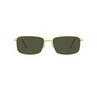 Ray-Ban RB 3717 Gold/Green 57/18/145 Uni Sonnenbrille, Gold/Grün