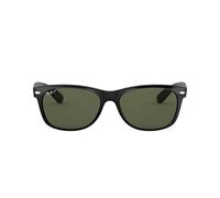 Ray-Ban New Wayfarer 0RB2132 901/58 Kunststoff Rechteckig Schwarz/Schwarz Sonnenbrille, Sunglasses Schwarz/Schwarz Mittel