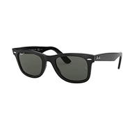 Ray-Ban RB2140 Original Wayfarer Polarisiert Sonnenbrille 50mm, Schwarz (Gelstell: Schwarz, Gläser: Polarized Grün Klassisch 901/58), 50 mm