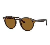 Ray-Ban 0RB2180 710/83 polarisiert Kunststoff Panto Braun/Braun Sonnenbrille, Sunglasses Braun/Braun Klein