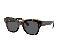 Ray-Ban STATE STREET 0RB2186 1292B1 Kunststoff Panto Havana/Havana Sonnenbrille, Sunglasses Havana/Havana Klein