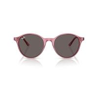 Ray-Ban RB2230 Runde Sonnenbrille Bernard Clear Pink/Dark Grey, 53 mm