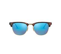 Ray-Ban Clubmaster 0RB3016 114517 Kunststoff Eckig Goldfarben/Goldfarben Sonnenbrille, Sunglasses Goldfarben/Goldfarben Klein