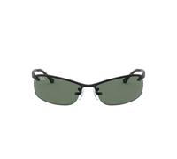 Ray-Ban RB3183 0 006/71 Metall Rechteckig Schwarz/Schwarz Sonnenbrille, Sunglasses