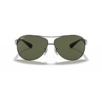 Ray-Ban RB3386 0 004/9A polarisiert Metall Pilot Grau/Grau Sonnenbrille, Sunglasses