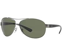 Ray-Ban RB3386P 004/9A Metall Pilot Grau/Grau Sonnenbrille, Sunglasses Grau/Grau Extra Groß