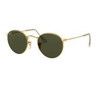 Ray-Ban Unisex Rb 3447 Sonnenbrille, Gold (Gestell: Gold Glas: Grün 001), Small (Herstellergröße: 50) EU