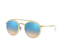 Ray-Ban RB3647N 001/4O 51 Rayban RB3647N 001/4O 51 Rund Sonnenbrille 51, Gold