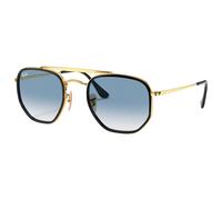 Ray Ban - RB3648M Marshal II Polished Gold Gradient Light Blue - 52 - Sonnenbrille Bleu 52