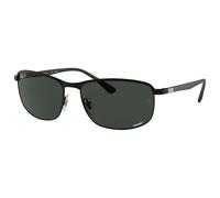 Ray Ban - RB3671CH Matte Black Chromance Dark Grey Polar - 60 - Sonnenbrille Noir 60