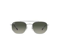 Ray-Ban Rb3707 quadratische Sonnenbrille, Silberfarben/grauer Farbverlauf