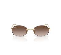 Ray-Ban Rb3767 Unisex-Brille für Erwachsene, Gold/Braun Farbverlauf., 54 mm