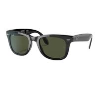 Ray Ban - RB4105 Folding Wayfarer Classic Polished Black Green G-15 - 50 - Sonnenbrille Noir 50