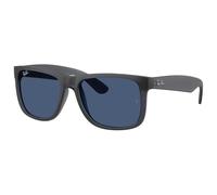 Ray Ban - RB4165 Justin Classic Mat Grey Opaline Dark Blue - 54 - Sonnenbrille Bleu 54