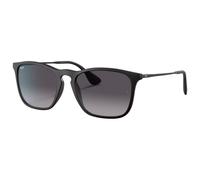 Ray Ban - RB4187 Chris Matte Rubber Black Dark Grey Gradient - 54 - Sonnenbrille Noir 54