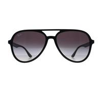 Ray-Ban RB4376 601/8G poliert schwarz grau Verlauf Sonnenbrille Einheitsgröße