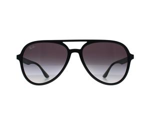 Ray-Ban RB4376 601/8G poliert schwarz grau Verlauf Sonnenbrille Einheitsgröße