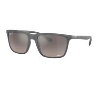 Ray Ban - RB4385 Mat Grey Chromance Grey Polar - 58 - Sonnenbrille Gris 58