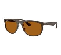 Ray Ban - RB4468 Mat Sans Brown Chromance Brown Polar - 59 - Sonnenbrille Marron 59