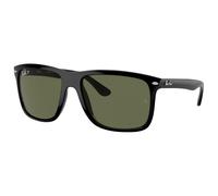 Ray Ban - RB4547 Boyfriend Two Polished Black Green Polar - 57 - Sonnenbrille Noir 57