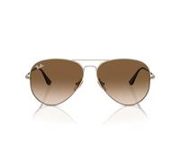 Ray-Ban Rb8089 Aviator Titanium Sonnenbrille, Gold/Braun mit hellem Farbverlauf, 62 mm