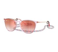 Ray Ban - RB9060S Erika Kids Polished Translucide Purple Gradient Red Incolore - Sonnenbrille Rouge Sans