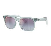 Ray Ban - RB9069S Justin Kids Polished Translucide Blue Pink Gradient Blue Grey Mirror - 48 - Sonnenbrille Bleu 48