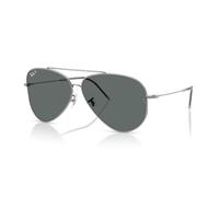 Ray-Ban Rbr0101s Aviator Reverse Sonnenbrille, Grau (Plomizo/Gris Oscuro Polarized), 59 mm
